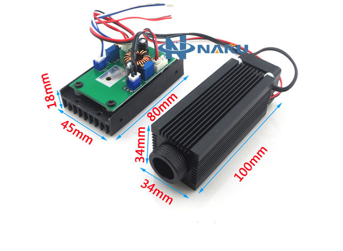 1064nmm 1w 2w 3w Powerful Invisible Laser Diode Module With Cooling Fan